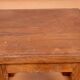 Old Burmese teak workshop bedside table
