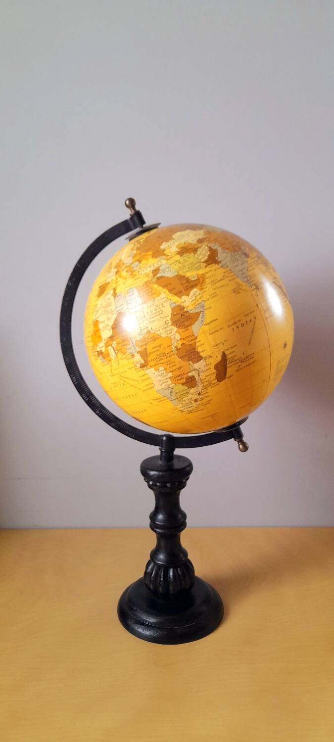 Napoleon 3 style terrestrial globe