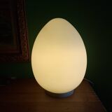 Vintage glass egg lamp