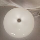 White plastic mushroom lamp