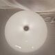 Lampe champignon en plastique blanc