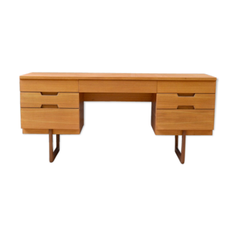 Bureau en teck par le designer Gunther Hoffstead pour Uniflex