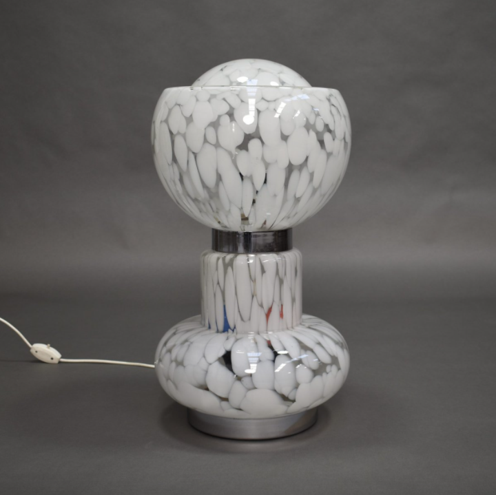 Murano Italy glass desk lamp 1970