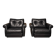 Paire Fauteuils Club Minotti Italy circa 1990