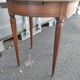 High table old hot water bottle Louis XVI style marble top