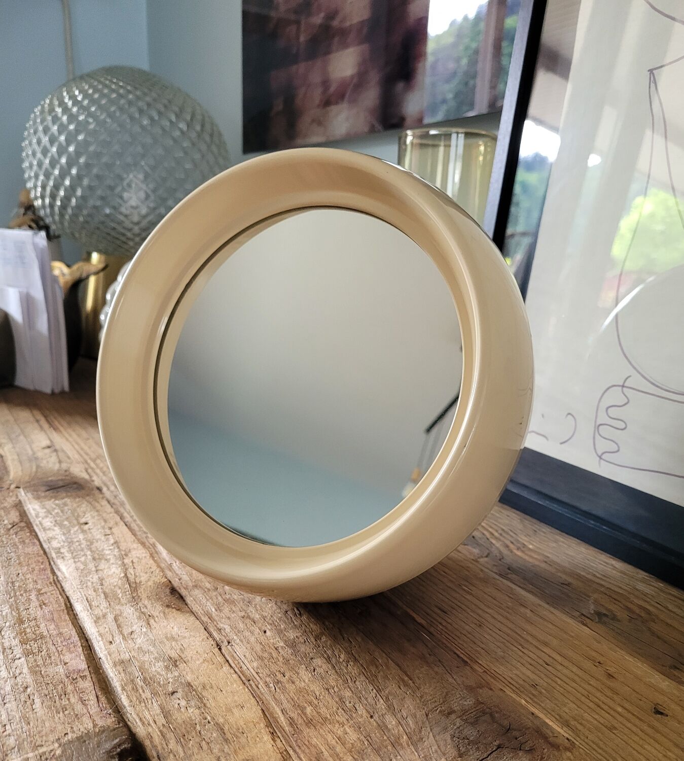 Vintage culbuto mirror