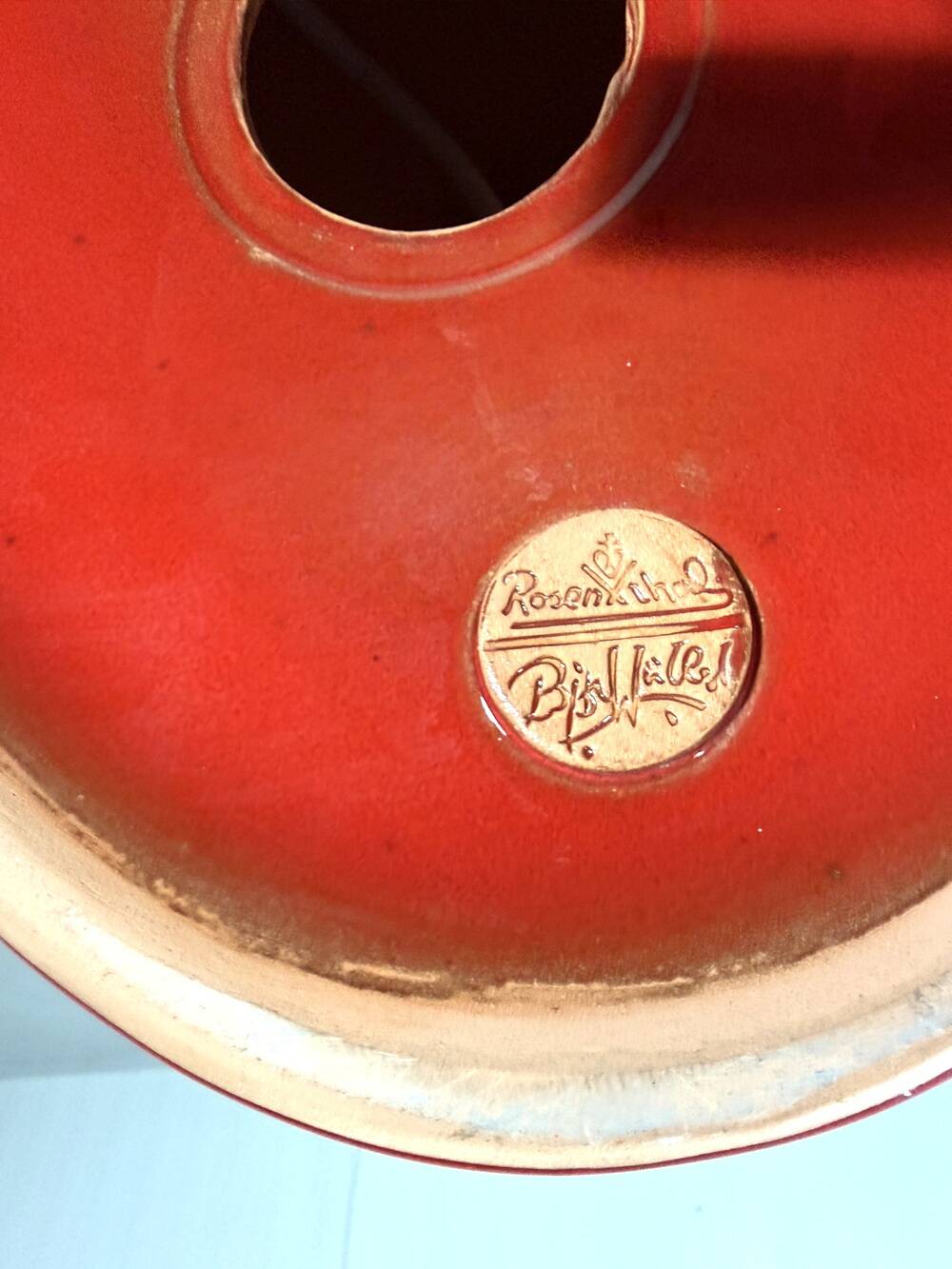 Lampe de table en céramique Bjørn Wiinblad pour Rosenthal Allemagne années 1960.