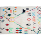 Colorful Berber carpet 242 x 138cm