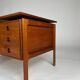 Bureau en teck design danois autoportant Gasvig Møbler vintage milieu du siècle