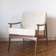 Scandinavian style armchair from the 1960s-1970s