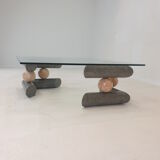 Fossil Stone Coffee Table, 1980s