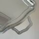 Shiny stainless steel plate