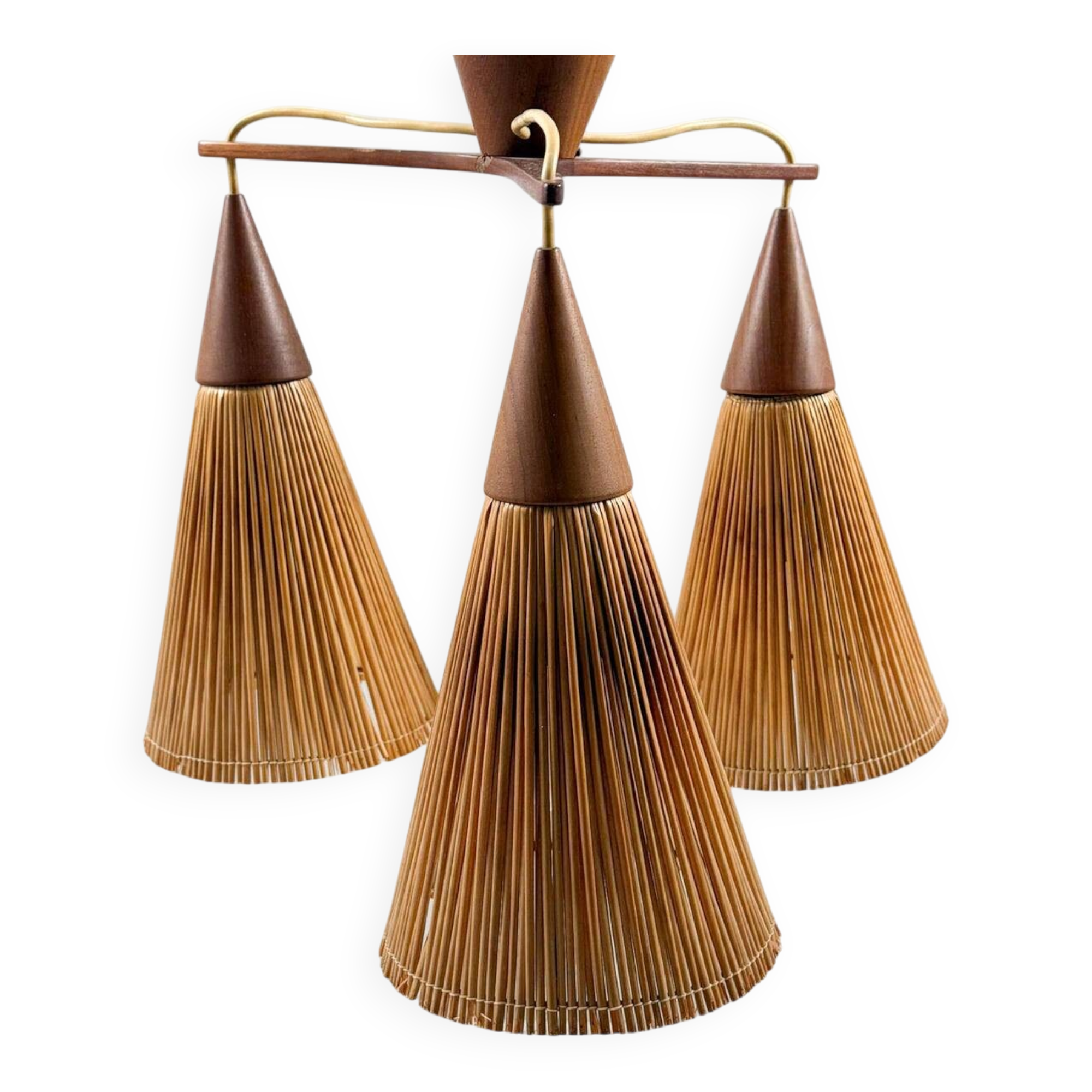 IB Fabiansen for Fog & Mørup, large ceiling lamp/pendant, 1960s, Denmark.