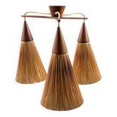 IB Fabiansen pour Fog & Mørup, grand plafonnier/suspension, années 1960, Danemark.