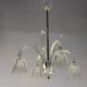 Colourless Venetian glass lustre from Murano circa 1930