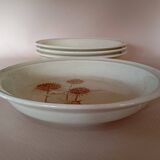 4 Sarreguemines “Chardons” soup plates