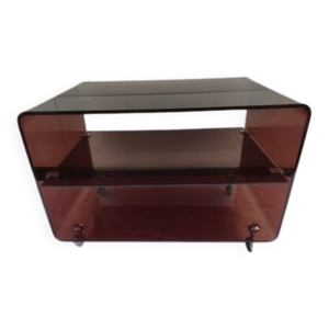 Table basse sur roulettes - plastique