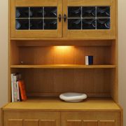 Henning Kjærnulf Oak Bookcase with Glass Doors, Danish 1960s