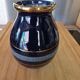 Small Art Deco Cobalt Blue Vase Gold Signed JEB Circa 30/50
