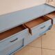 Buffet cuisine bas formica bleu