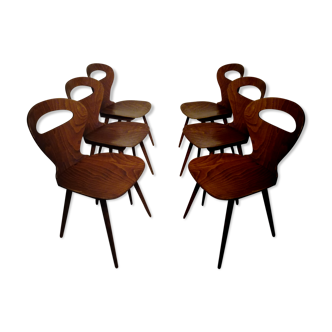 set of 6 chairs bistro Baumann model "ant"