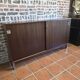Vintage 1960s mahogany sideboard with sliding doors