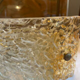 Worked glass wall lamp