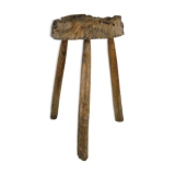 Old wooden tripod stool, 1960s