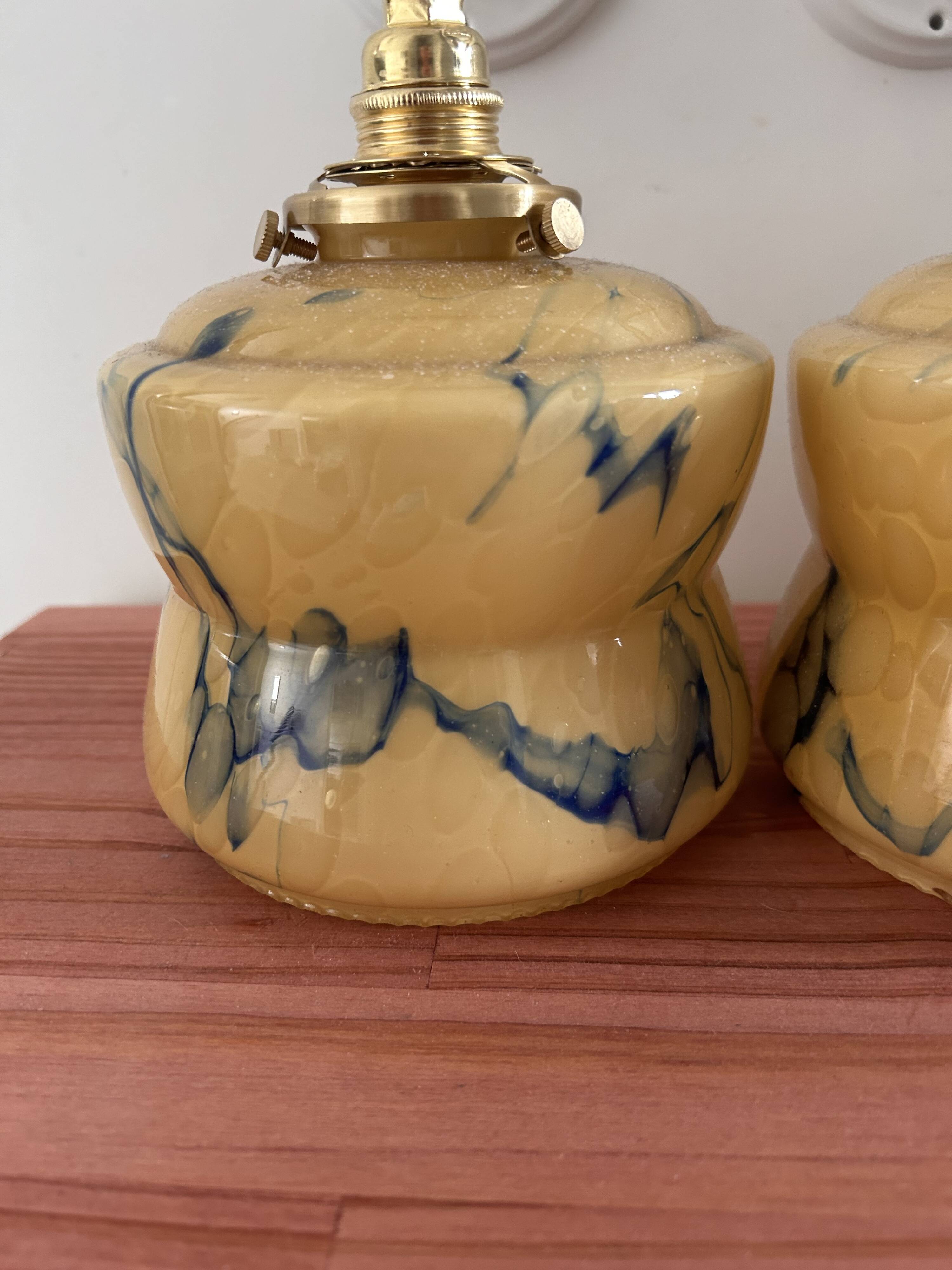 Pair of Art Deco wall lights