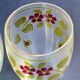 Non-selfish night service - art nouveau - hand-decorated satin blown crystal