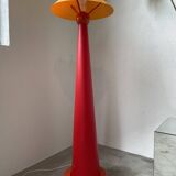 80s pop red floor lamp