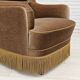 1970s, Danish set of two velour chairs, original condition