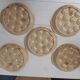 5 snail plates in Gien porcelain