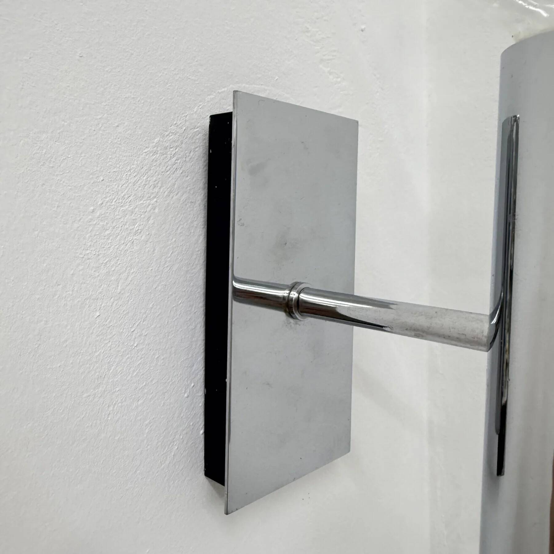 Vintage Hustadt Leuchten chrome wall lamp spot, 1970s, Germany