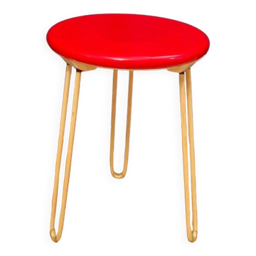 Tabouret avec assise en latex, Italie, années 1960.