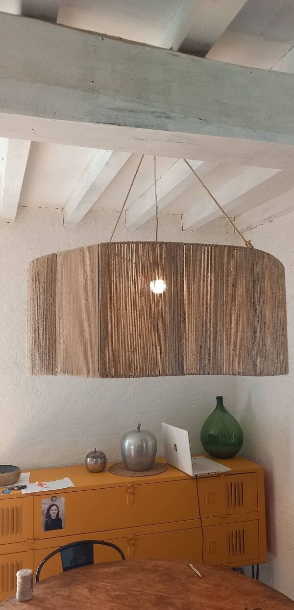 Grande suspension en corde