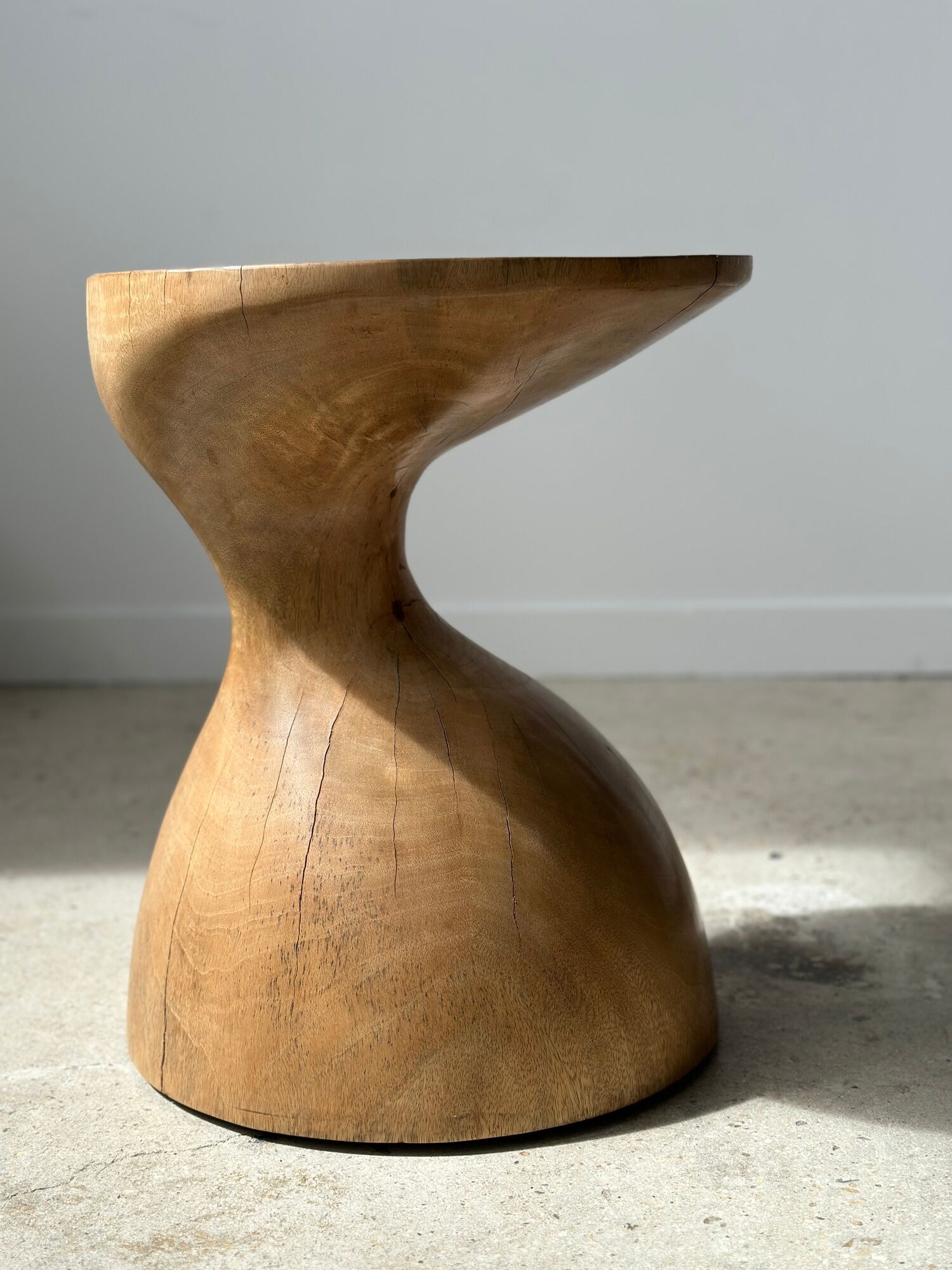 Solid wood sofa end