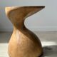 Solid wood sofa end