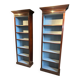 Set of 2 open bookcases