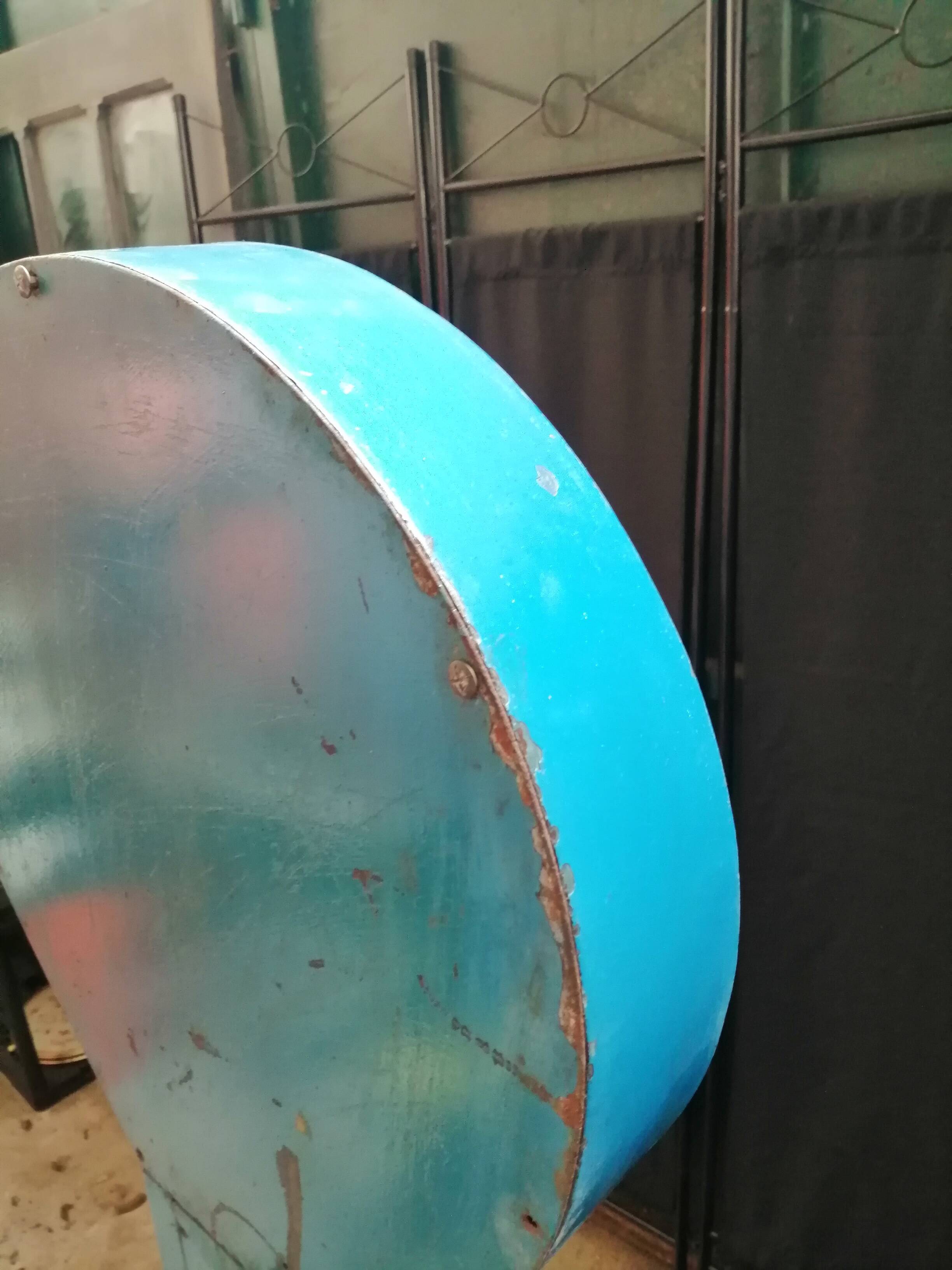 Balance j blue carron scale 100 kg 1930