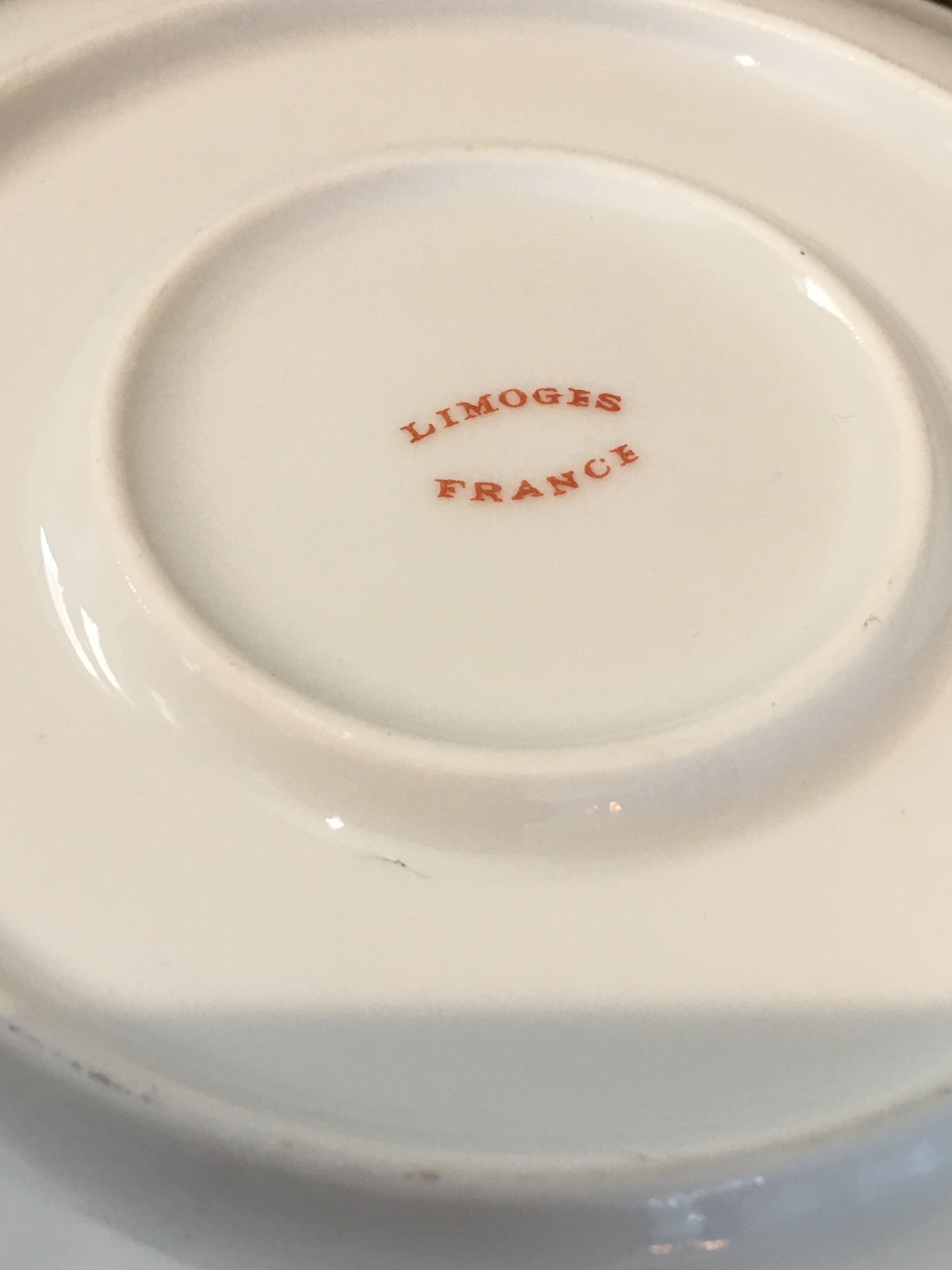 Limoges porcelain saucière