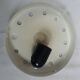 Molded glass wall lamp