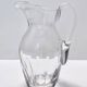 Vintage Transparent Crystal Pitcher Attr. to Baccarat