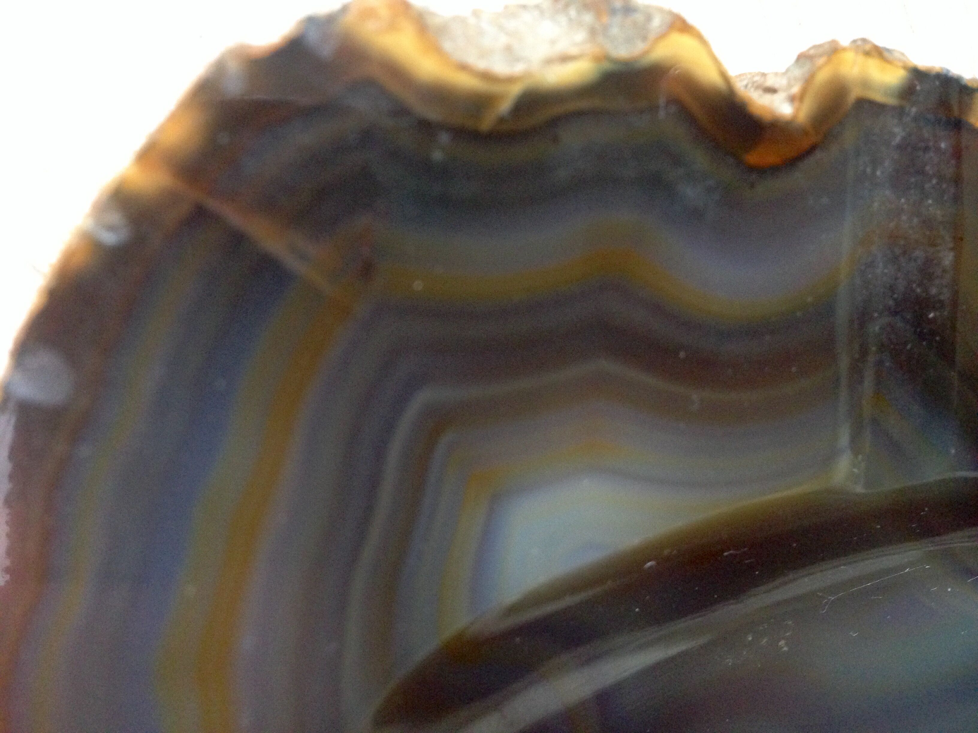 Cendrier en pierre agate