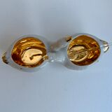 Ceramic pepper shaker in the shape of swans 60s