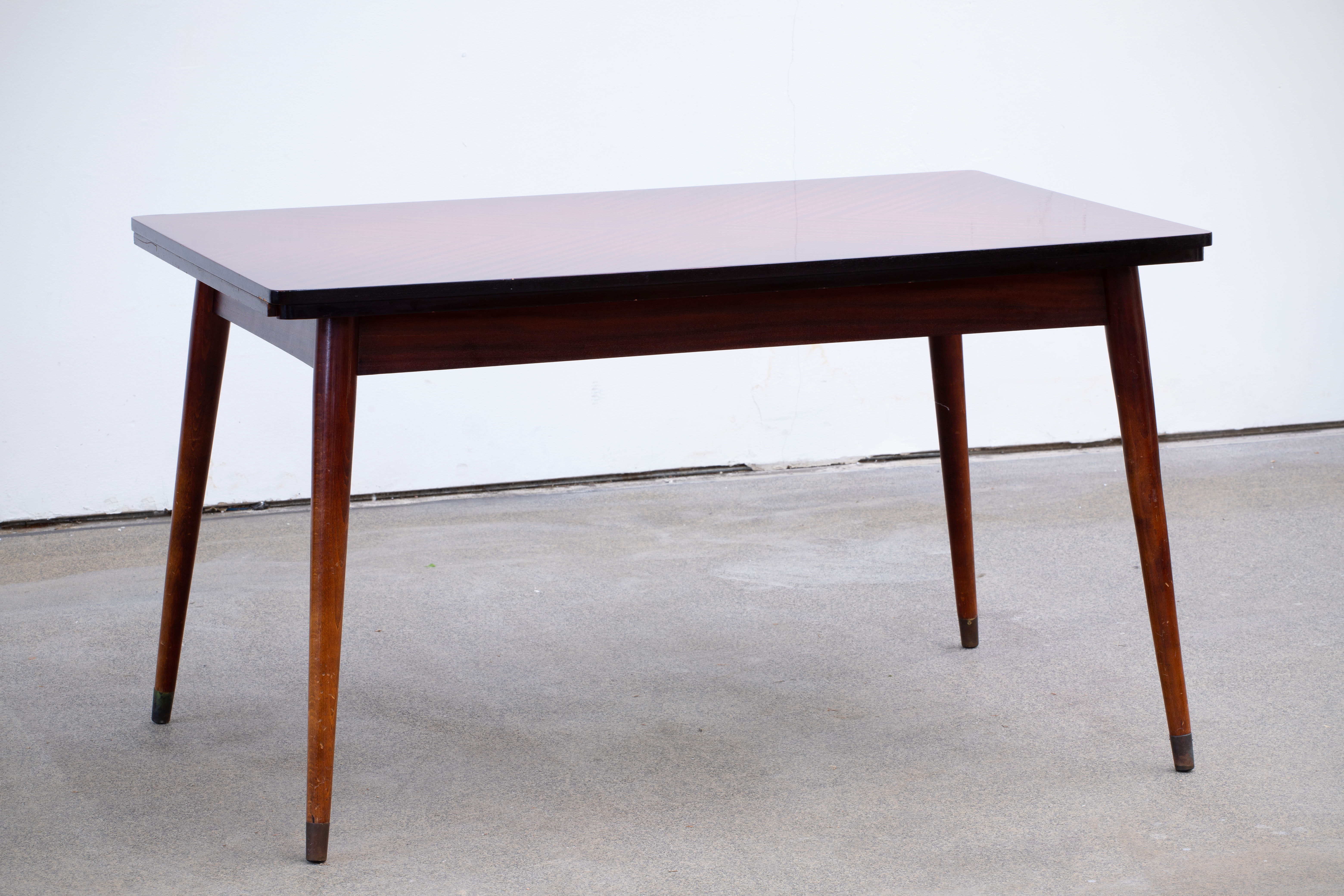 Scandinavian mahogany dining table 1960