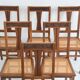 Suite de 6 chaises anciennes Art Déco, 1930