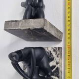 Pair of Hamangia sculptures, the Thinkers of Cernavoda, 12 cm