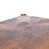 Ottoman stool early twentieth wood and leather