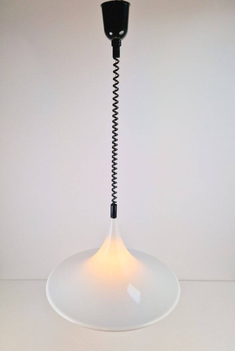 Vintage Space Age Witch Hat Pendant Lamp by Harco Loor, 1980